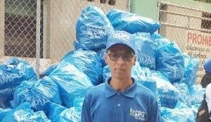 Dominicana Limpia retira 1,500 libras de plásticos