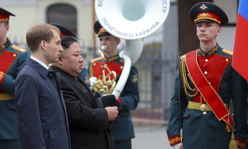 Kim Jong-un llega a Vladivostok, Rusia