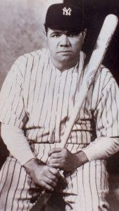 Babe Ruth, considerado de los mejores en la historia de GL.