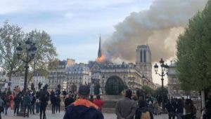 Incendio en la catedral de Notre Dame de París