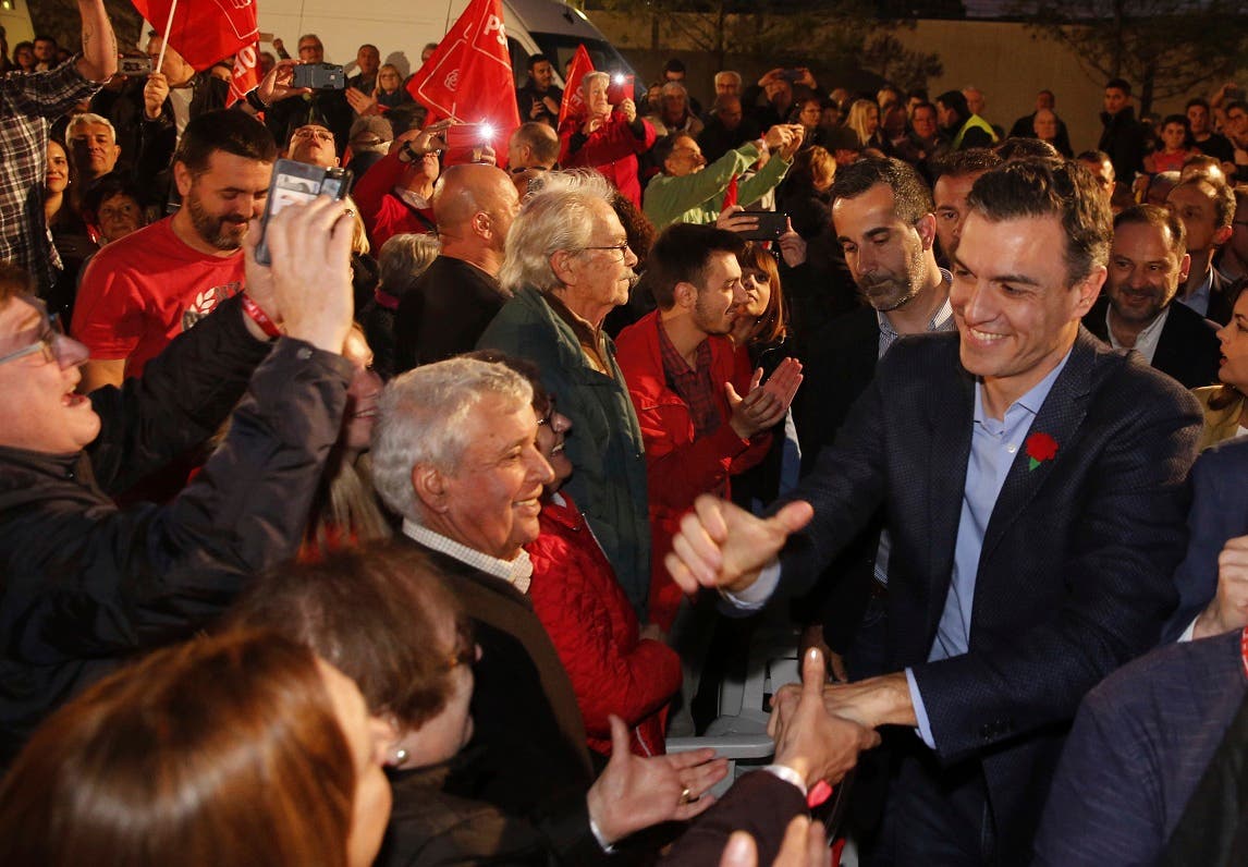 Derecha e izquierda miden fuerzas en el cierre de campaña electoral en España
