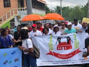 Marchan en Nigua y Haina de San Cristóbal en rechazo al proyecto minero Rodríguez Almánzar