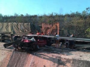 Accidente deja varios heridos en La Romana