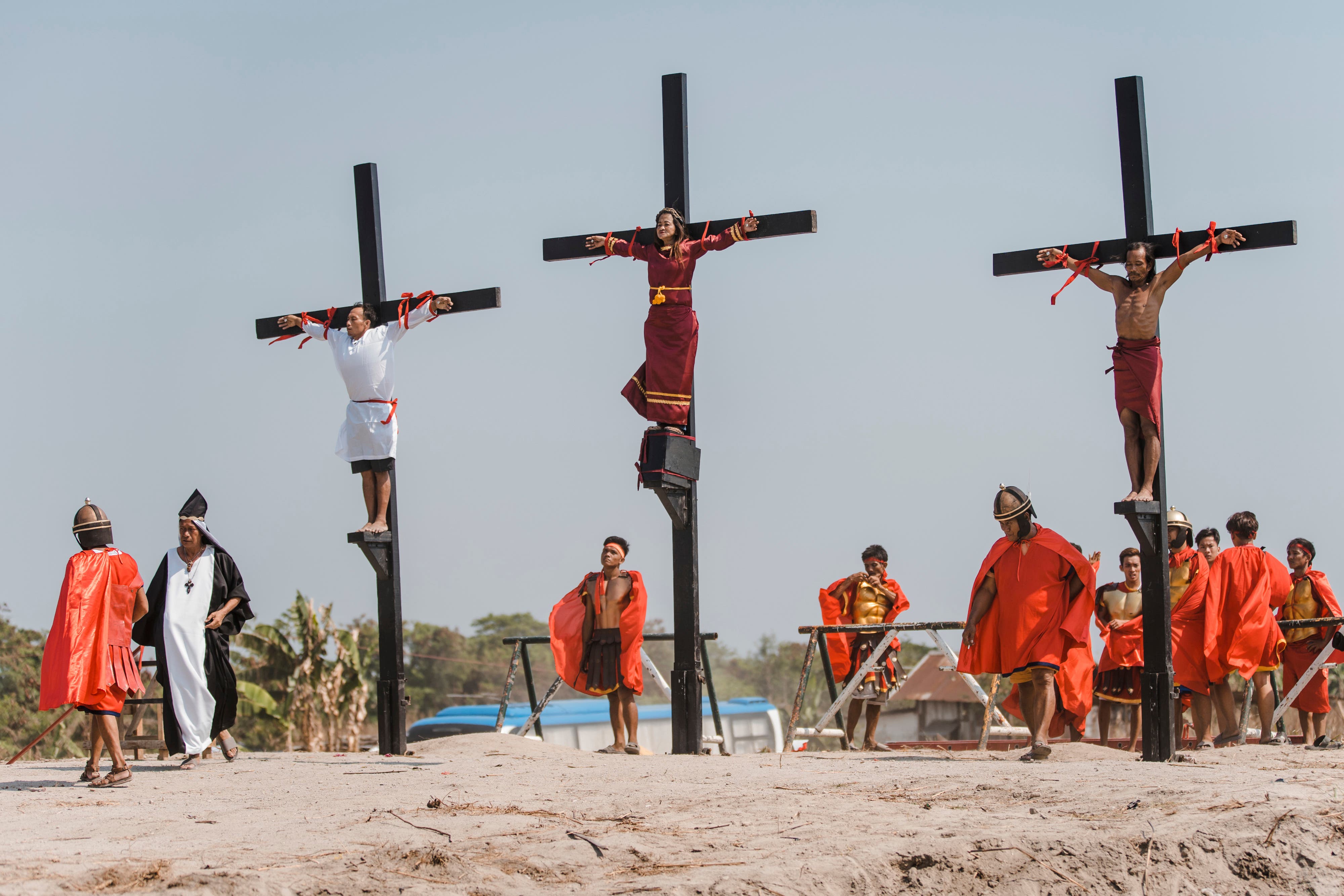 Crucifixiones en Filipinas por ritual de Viernes Santo