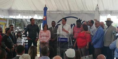 David Collado inaugura trabajos de drenaje pluvial en Ensanche Espaillat