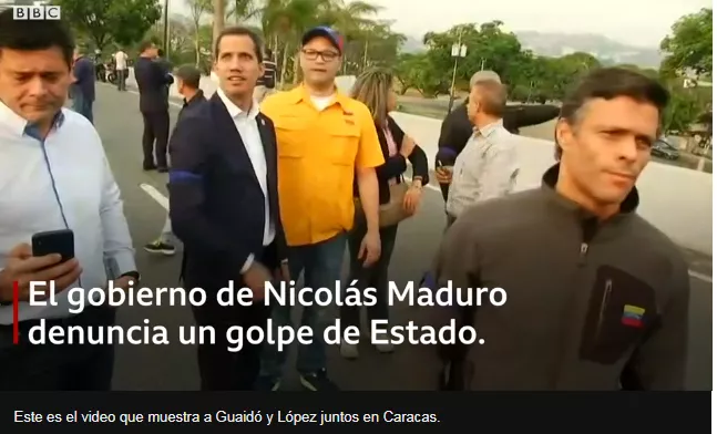 Junto a un Leopoldo López libre, Juan Guaidó llama a la 