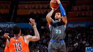 El Thunder cae ante Los Mavericks