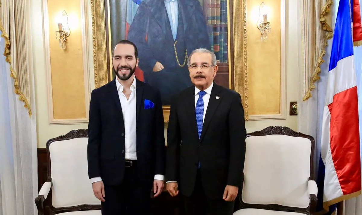 Danilo Medina recibe en Palacio Nacional a presidente electo de El Salvador, Nayib Bukele