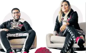 Anuel AA y Karol G, inundados de amor, llegarán al país mañana con “Culpables”