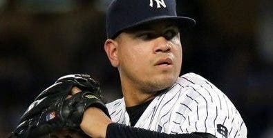 Relevista dominicano Dellin Betances está cerca de regresar a los Yankees