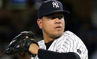 Relevista dominicano Dellin Betances está cerca de regresar a los Yankees