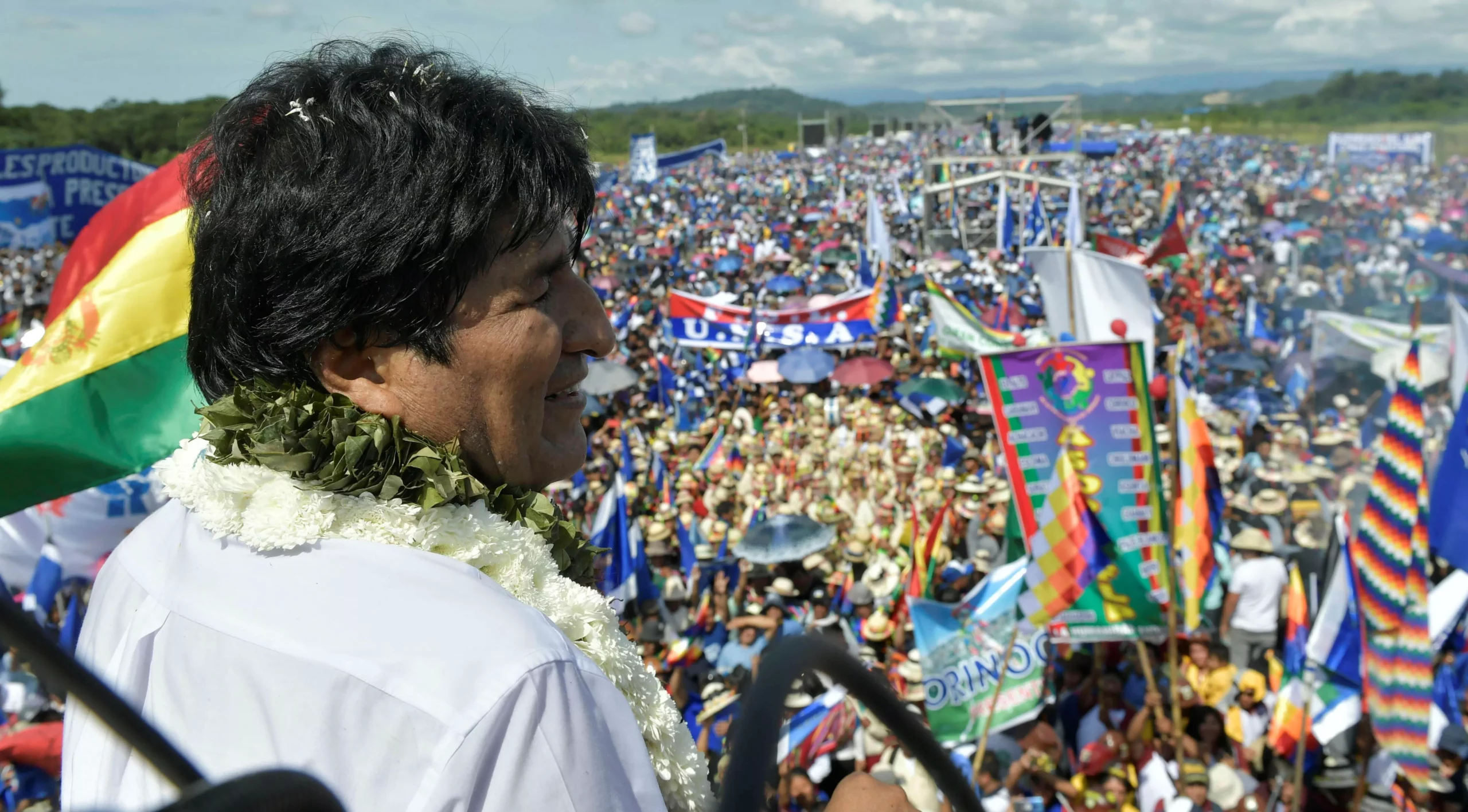 Evo Morales comienza campaña a reelección