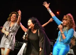 Milly, Maridalia y Fefita con un gran concierto