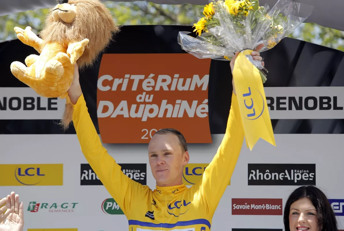 Un choque con pared desguañanga Froome