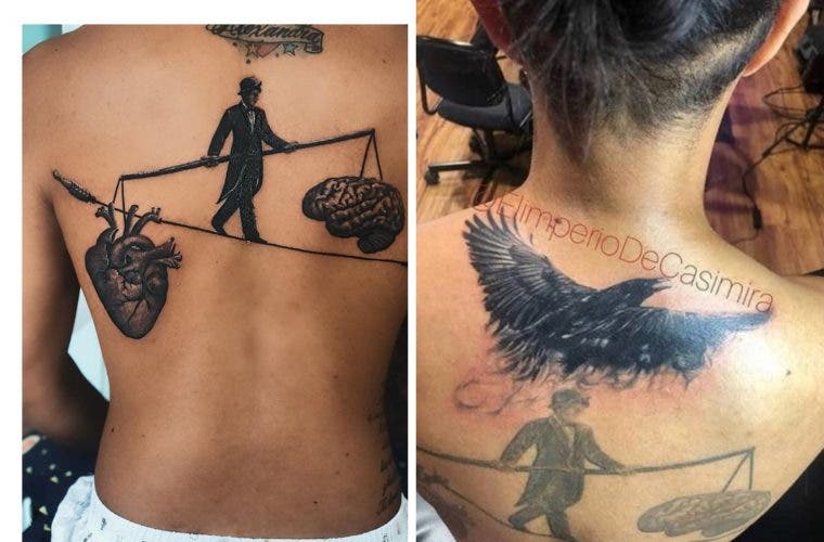 Mozart La Para explica por qué borró su tatuaje de Alexandra con el de un cuervo