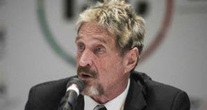 McAfee no hará campaña contra el país