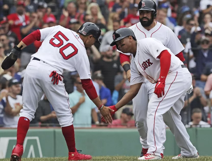 Rafael Devers dispara el jonrón 19;  Fernando  Tatis Jr. la saca, Manuel  Margot  3-3