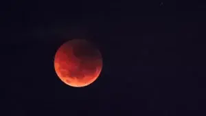 Dónde y cuándo se podrá ver el eclipse parcial de Luna de esta noche