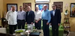 Seis precandidatos presidenciales del PLD se reunieron esta mañana