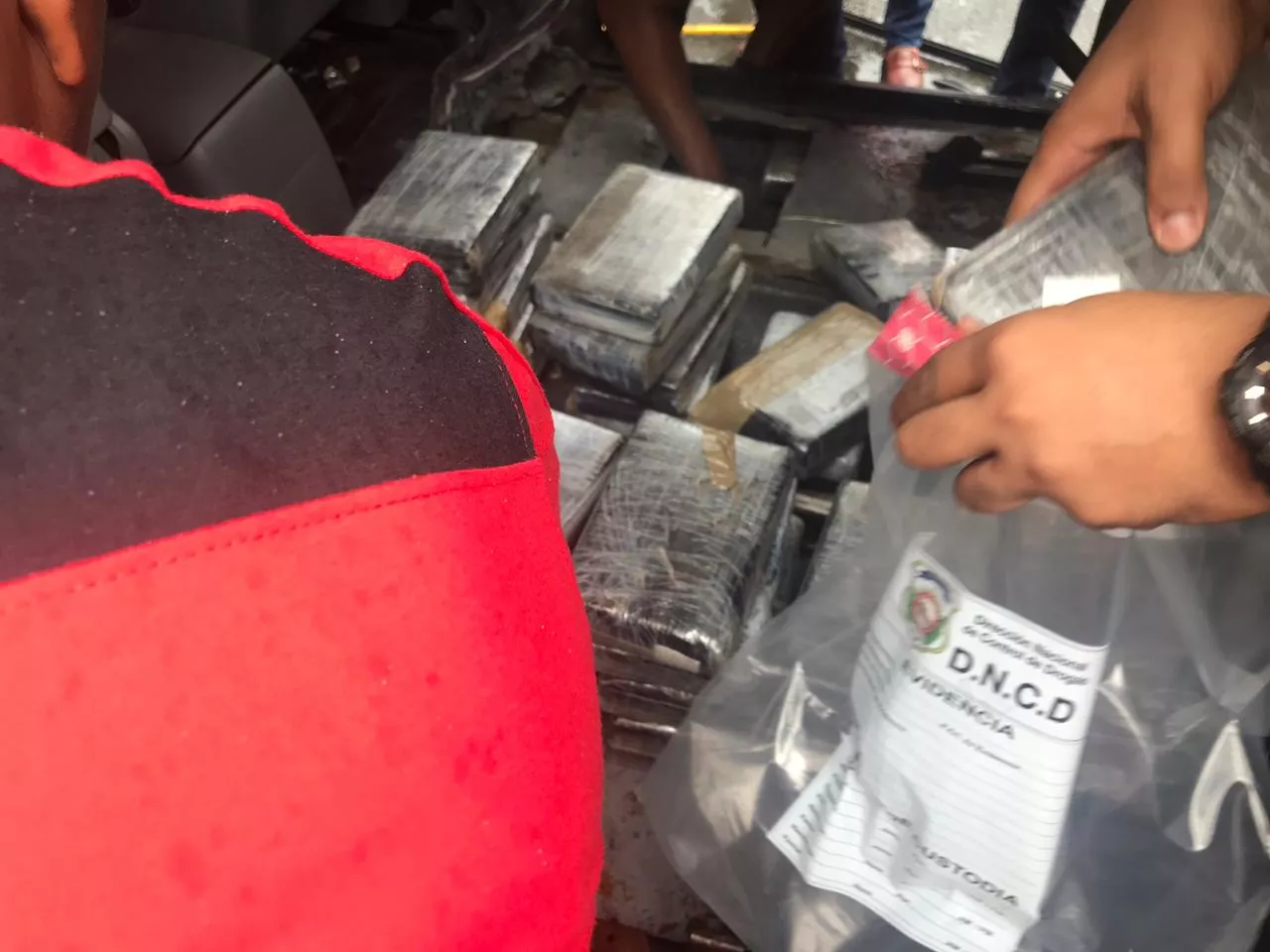 DNCD ocupa 91 kilos de cocaína en provincia Duarte