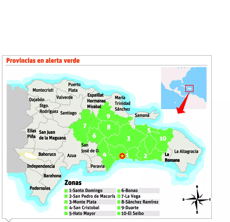 Onda tropical provocará lluvias hasta el viernes