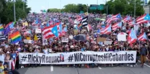 Puerto Rico: Comienza marcha multitudinaria para pedir la renuncia del gobernador Rosselló