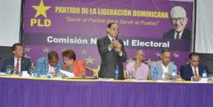 Comisión Nacional Electoral del PLD conoce impugnaciones a precandidatos