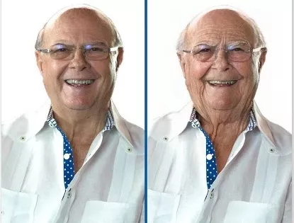 Hipólito Mejía se una a la ''fiebre'' de la FaceApp