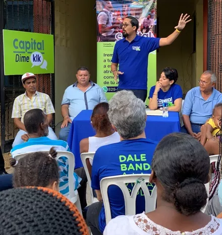 Bartolomé Pujals encabeza consulta ciudadana en el sector Mejoramiento Social