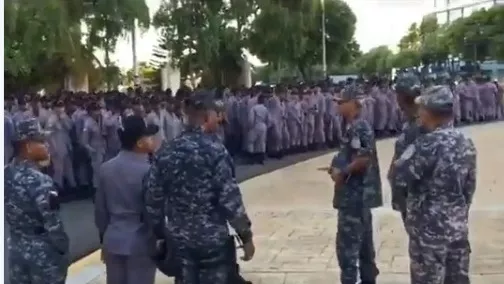 Cientos de policías apostados en alrededores del Congreso ante convocatorias contra reforma constitucional