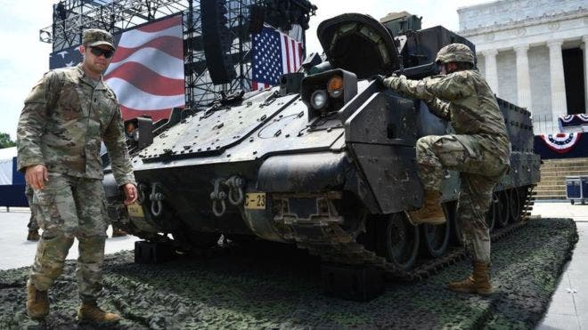 4 de julio: con tanques de guerra, aviones de combate e invitados VIP, Trump planea una controvertida celebración del Día de la Independencia