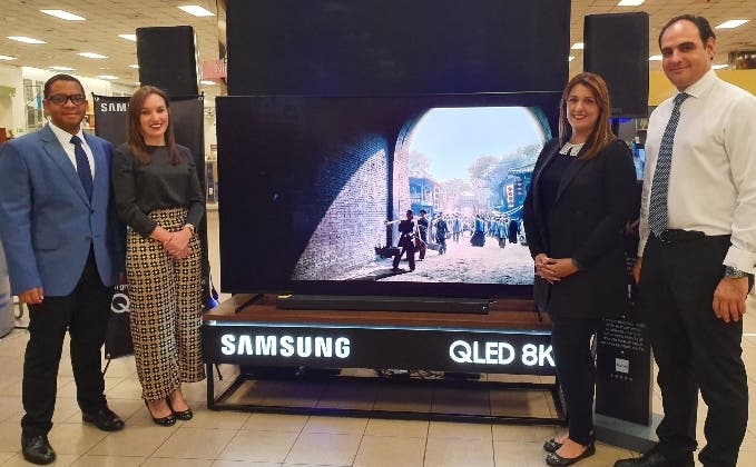 Samsung exhibe tecnología 8K de sus  televisores QLEd TV