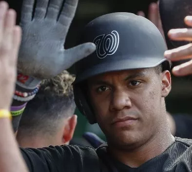 El criollo Juan Soto tuvo una gran actuación ayer. AP