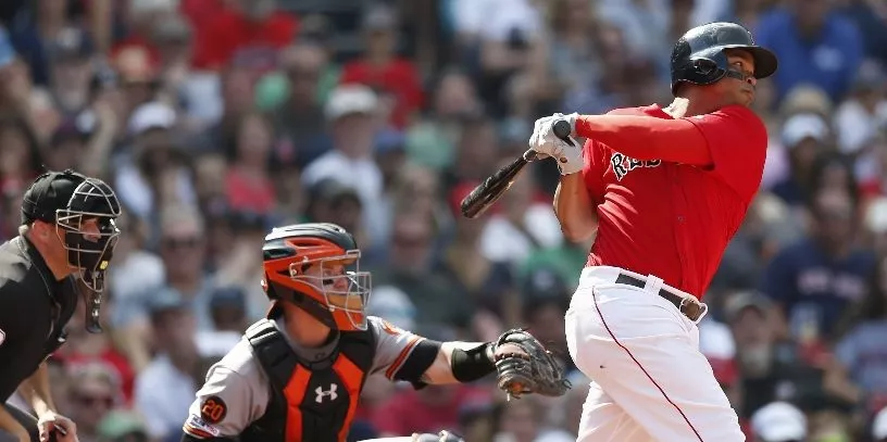 Rafael Devers da el cuadrangular 27, dos tubeyes y un sencillo