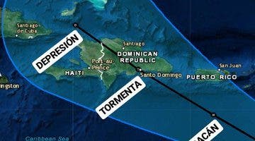 Tormenta Dorian podría debilitarse antes de tocar tierra en República Dominicana de seguir trayectoria