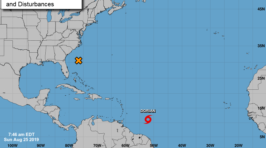 Tormenta tropical Dorian se acerca a las Antillas Menores