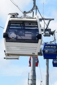 El teleférico presentó fallas técnicas ayer