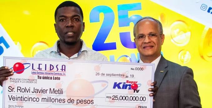 Leidsa entrega 25 millones al ganador  Super Kino TV