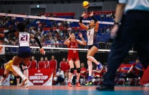 China vence 3-0 a República Dominicana en Copa de Voleibol