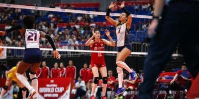 China vence 3-0 a República Dominicana en Copa de Voleibol