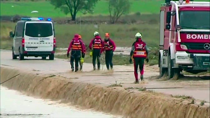 Tres muertos y daños catastróficos por graves inundaciones en España