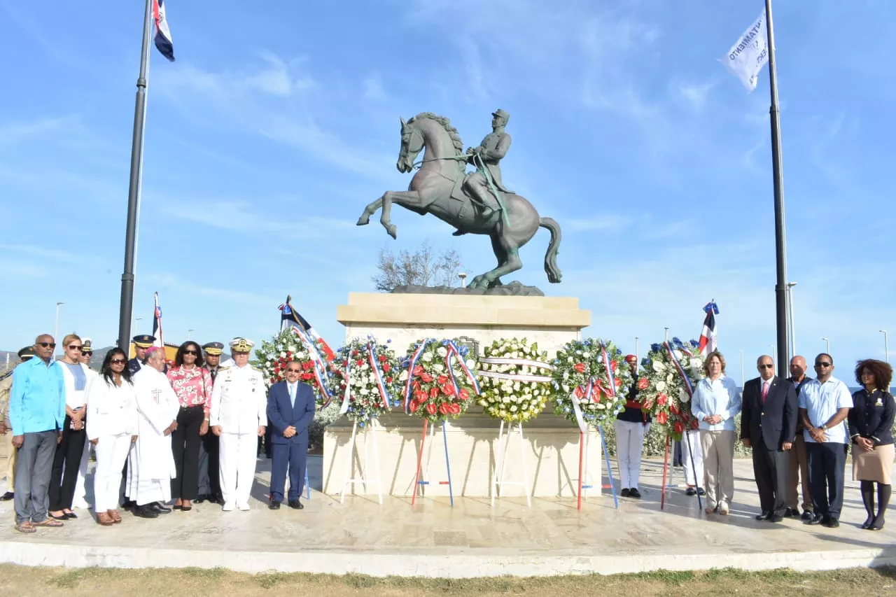 Conmemoran en Puerto Plata el 180 aniversario natalicio del prócer Gregorio Luperón