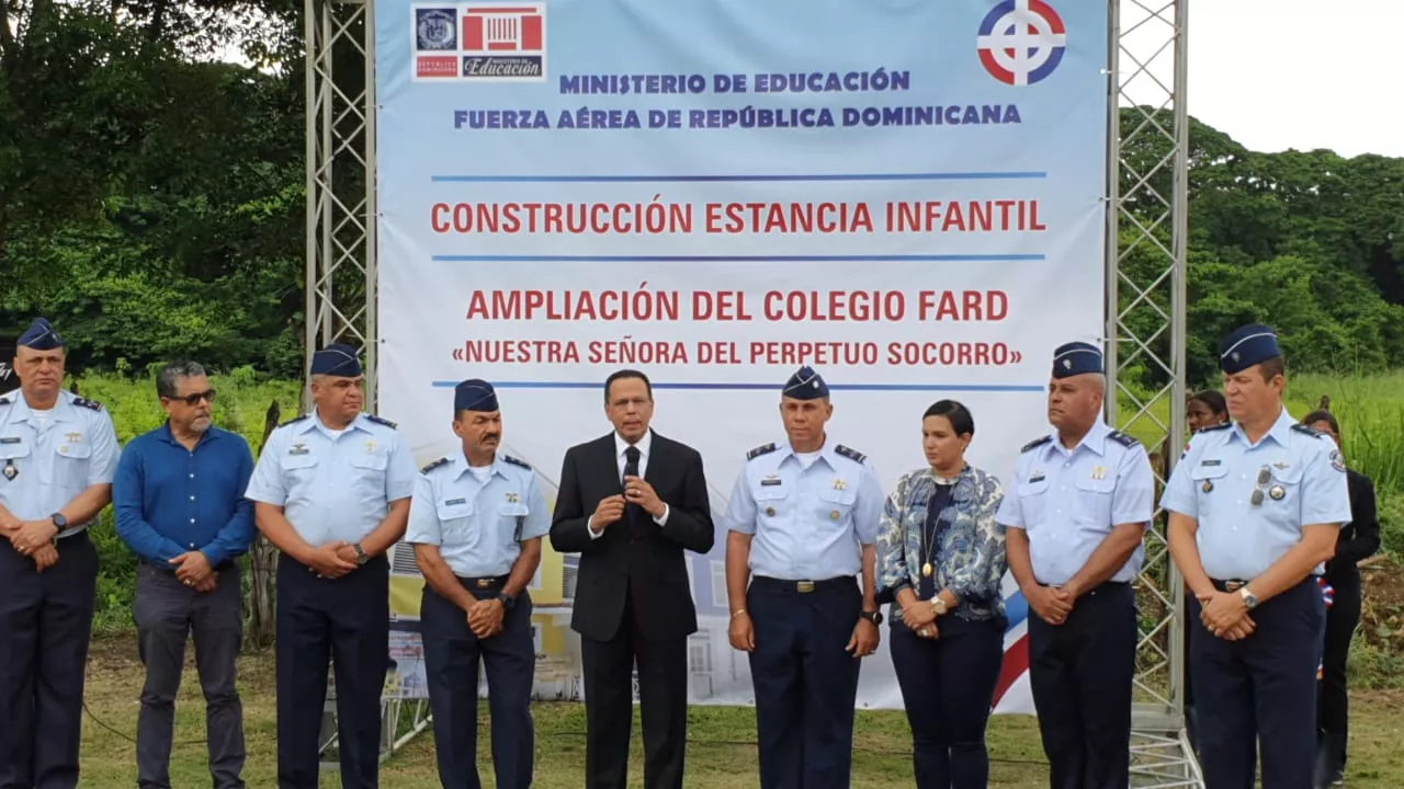 Educación y Fuerza Aérea dan primer palazo para construcción Estancia Infantil y ampliación del Colegio FARD