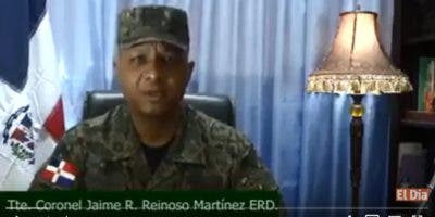 ¡Insólito! Coronel del Ejército, uniformado, se pronuncia a favor de Gonzalo; pide su retiro como militar