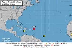 El huracán Jerry pasará al norte de Puerto Rico y las Islas de Sotavento