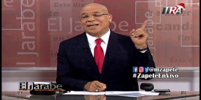 Marino Zapete: «el presidente de Teleradio América sacó mi programa de ese canal, debido a presiones y amenazas de la hermana del Procurador»