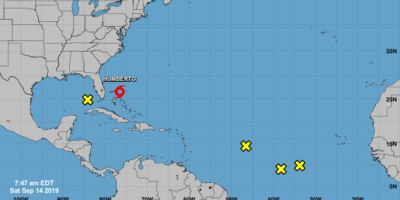 La tormenta tropical Humberto llegará a huracán, pero alejada de tierra