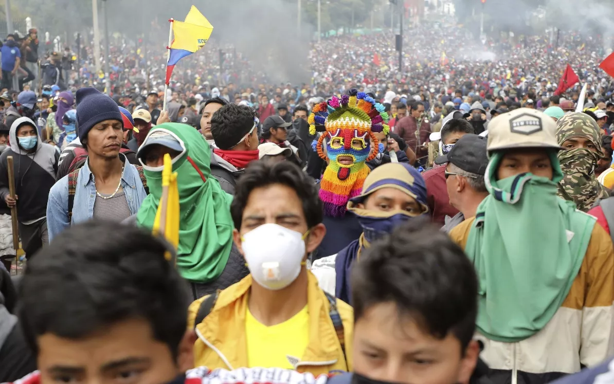 Protestas de Ecuador acorralan a Gobierno