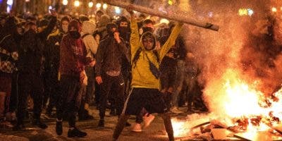 Los catalanes marchan en Barcelona