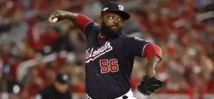 Fernando Rodney, el pícher más viejo en Serie Mundial